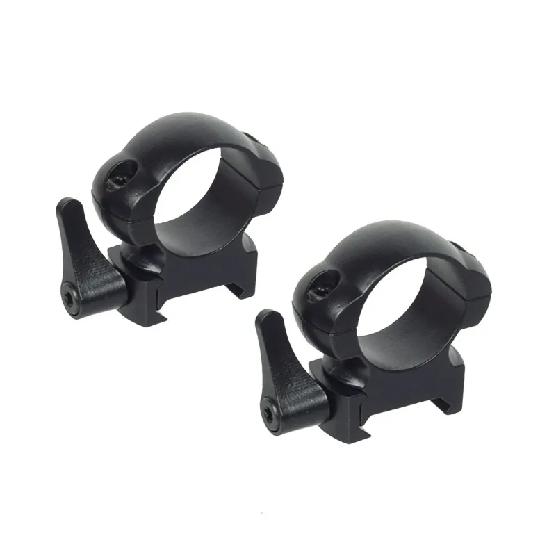 Quick Release 2Pcs 25.4mm 30mm Rings Diameter QD Hunting Scope Ring Level Durable And Firm Universal Picatinny Mount Accessories