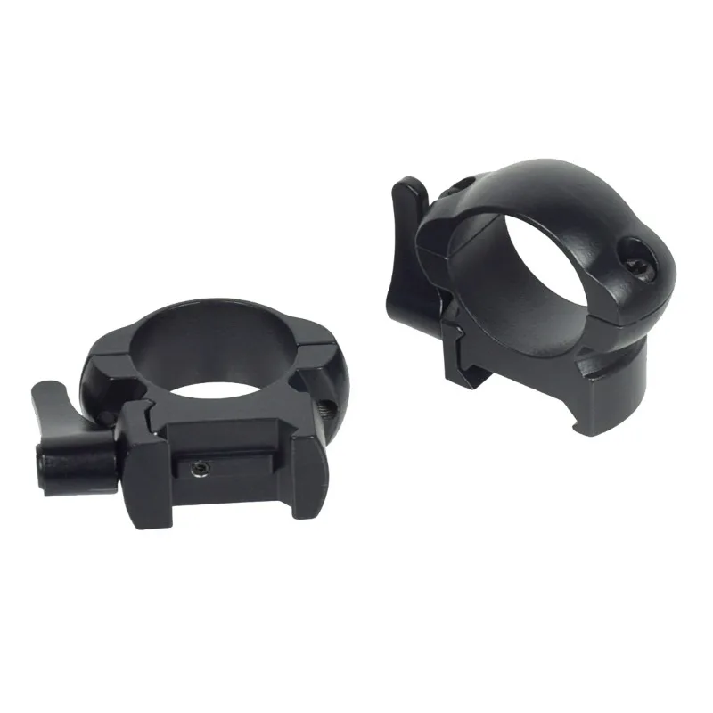 Quick Release 2Pcs 25.4mm 30mm Rings Diameter QD Hunting Scope Ring Level Durable And Firm Universal Picatinny Mount Accessories