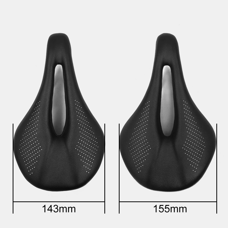 MTB/Road Carbon Bike Saddle 143mm 155mm Triathlon Power Bicycle Saddles for Men Women TT Race Carbon Bike Seat Black White Red