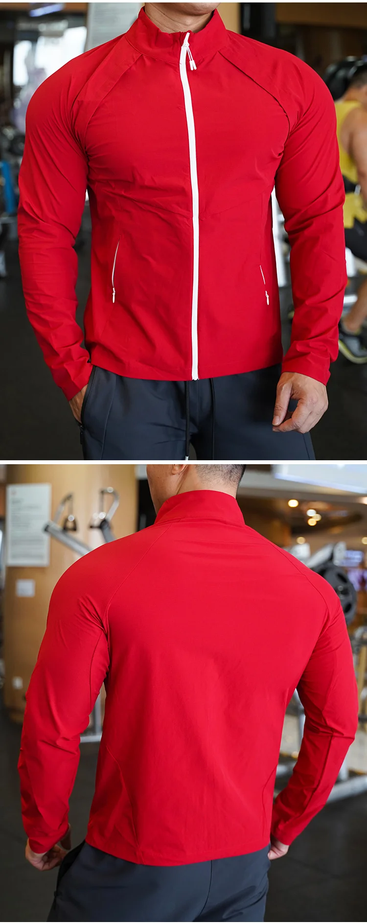 Autumn Winter Men women Quick dry Waterproof Running Jackets Fitness Gym climbing hiking outdoor Sports Windproof Clothing