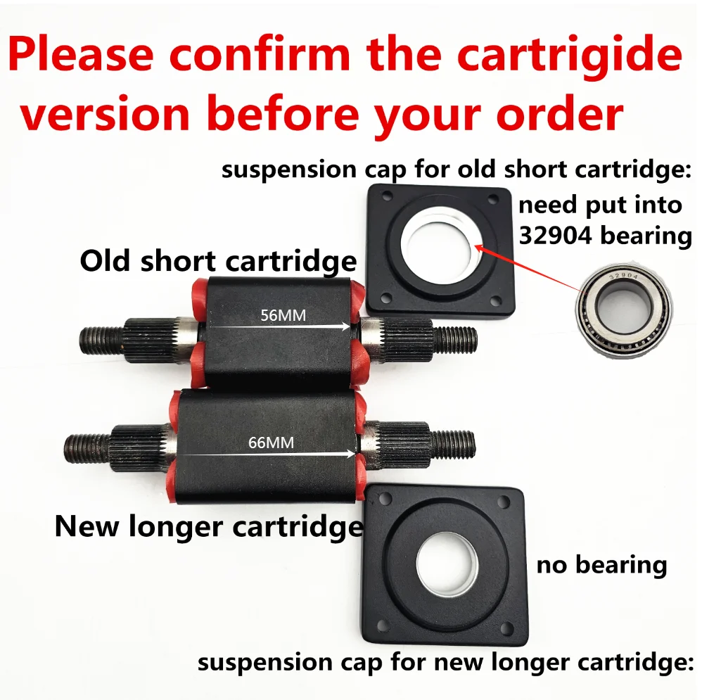 PU Suspension Kit for MINIMOTORS DUALTRON DT Electric Scootor STORM THUNDER2 66MM Length Longer Suspension Part Cartridge