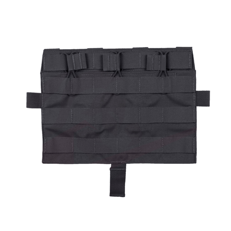 Tactical M4 MOLLE Panel TRI Pouch for AVS JPC2.0 Detachable Front Flap Triple Magazine Pouch Vest Front Panel MC
