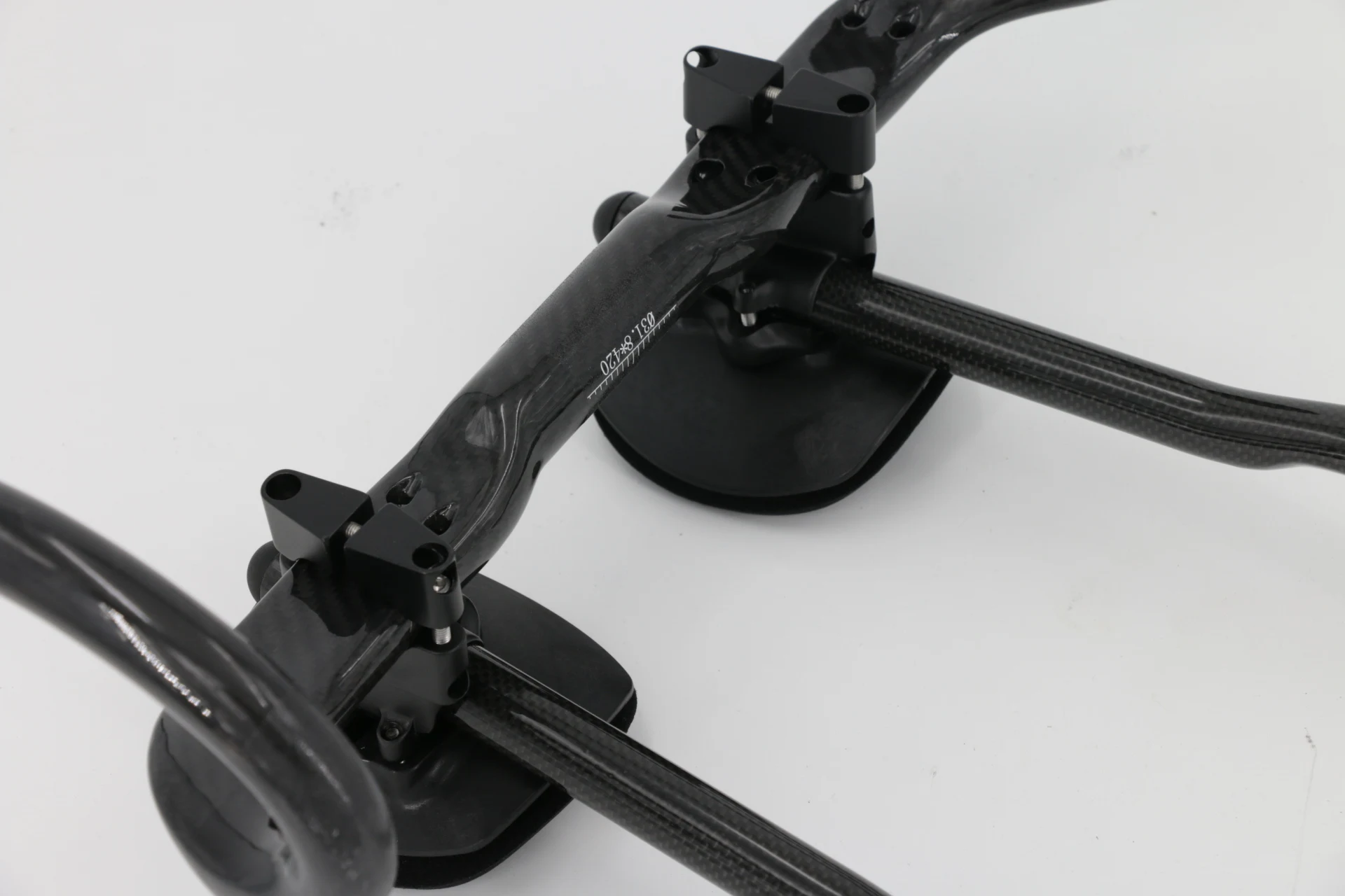 New Special-shaped Clamp Road Fixed Gear Bike Triathlon Time Trial 3K Full Carbon Bicycle Extended TT Rest Handlebar Carbon Bar