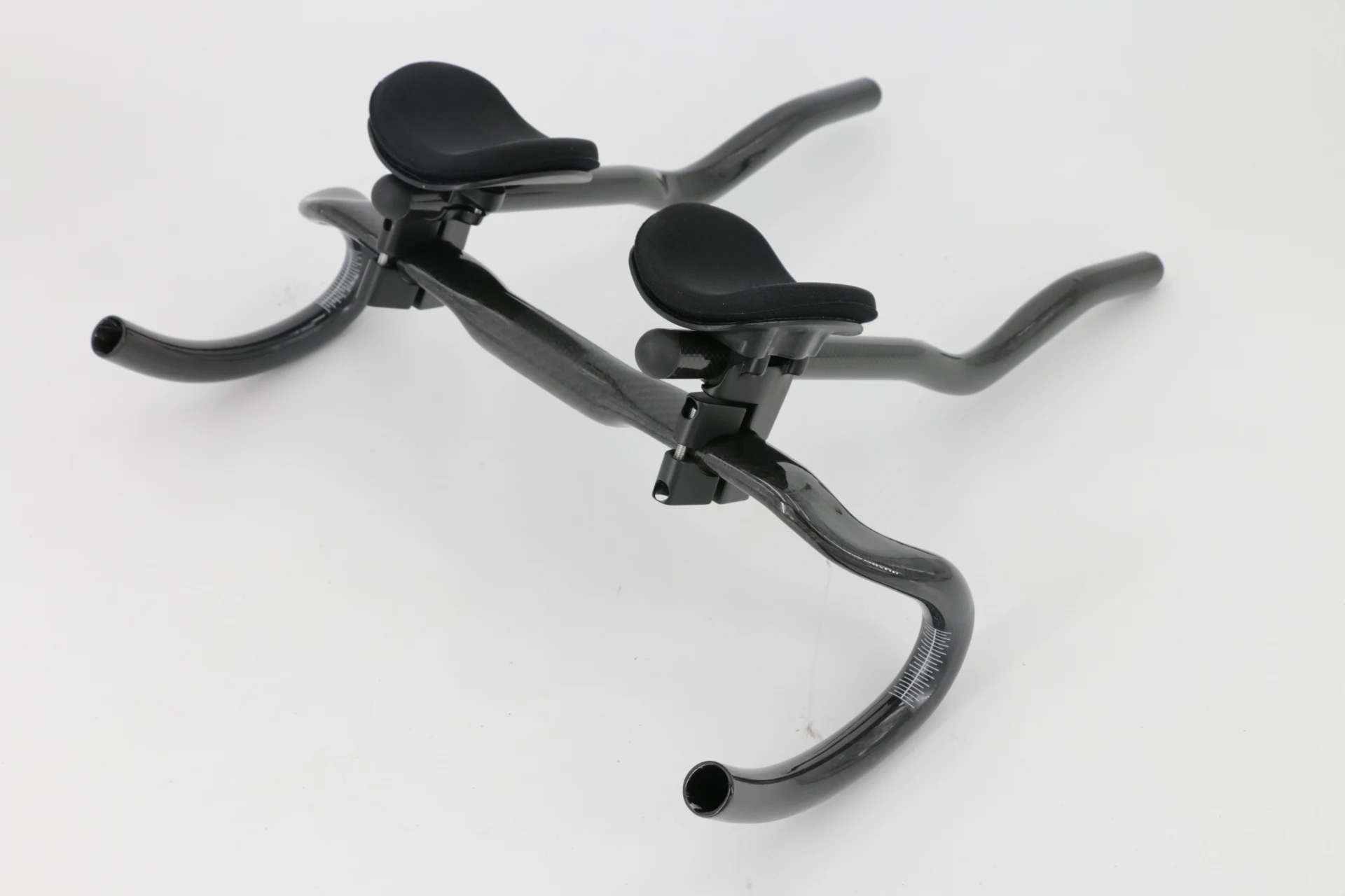 New Special-shaped Clamp Road Fixed Gear Bike Triathlon Time Trial 3K Full Carbon Bicycle Extended TT Rest Handlebar Carbon Bar