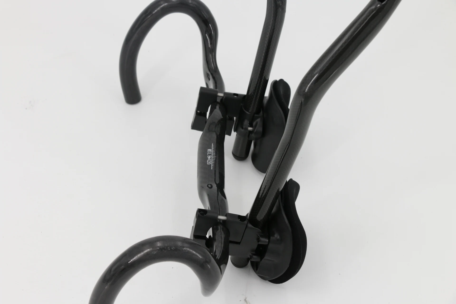 New Special-shaped Clamp Road Fixed Gear Bike Triathlon Time Trial 3K Full Carbon Bicycle Extended TT Rest Handlebar Carbon Bar