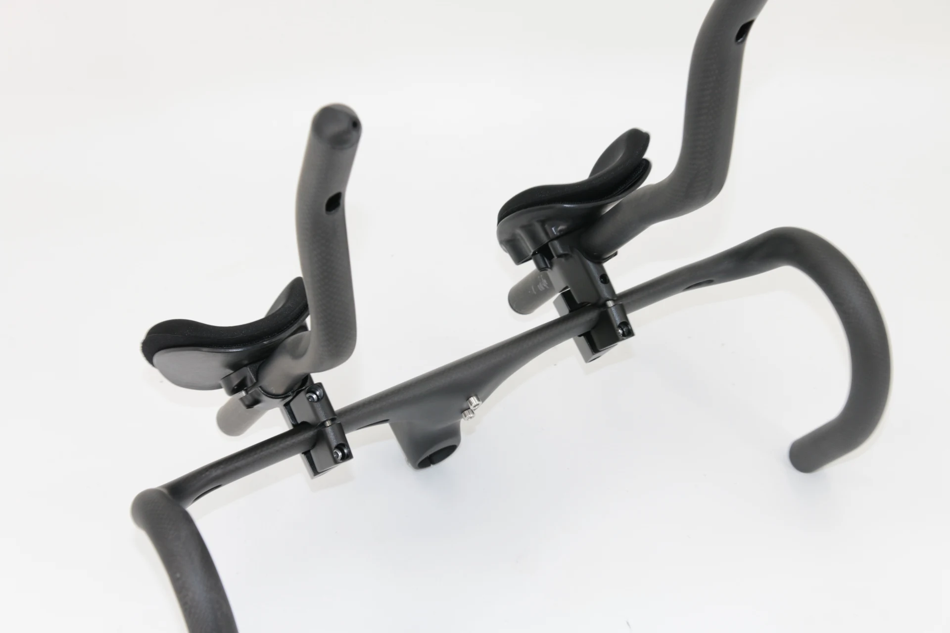 New Special-shaped Clamp Road Fixed Gear Bike Triathlon Time Trial 3K Full Carbon Bicycle Extended TT Rest Handlebar Carbon Bar