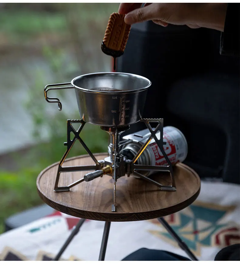 CAMPINGMOON 1PCS XD-3F Electronic Ignition Butterfly Furnace Cassette Furnace Head Camping Picnicking Portable Outdoor Stove