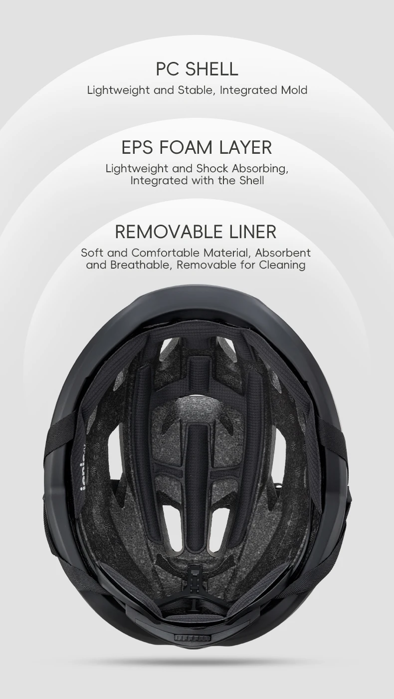ROCKBROS Bicycle Helmet Men Women MTB Road Safety Integrally-molded Ultralight Helmet Breathable Ajustable Bike Cycling Helmet