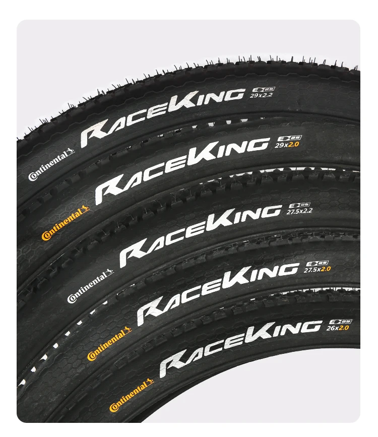 Continental RaceKing Wire Bead Tyres 26/27.5/29 Mountain Bike Tires 180TPI Cross Cuntry/Racing Anti Puncture Bicycle Steel Wire
