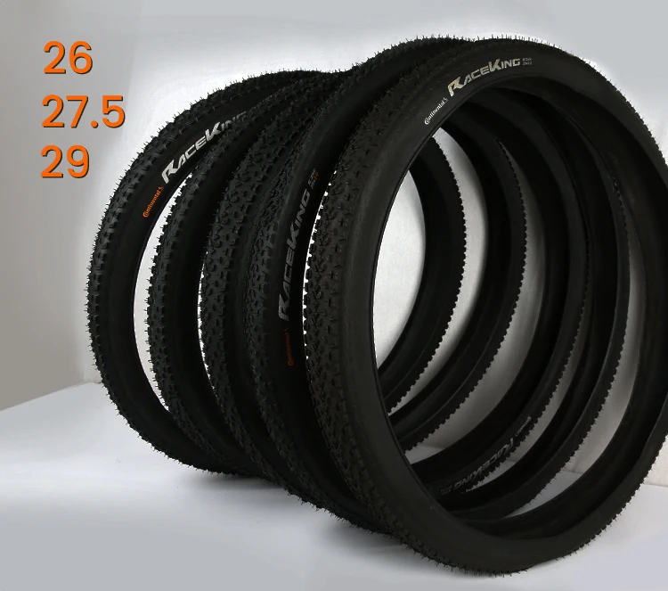 Continental RaceKing Wire Bead Tyres 26/27.5/29 Mountain Bike Tires 180TPI Cross Cuntry/Racing Anti Puncture Bicycle Steel Wire