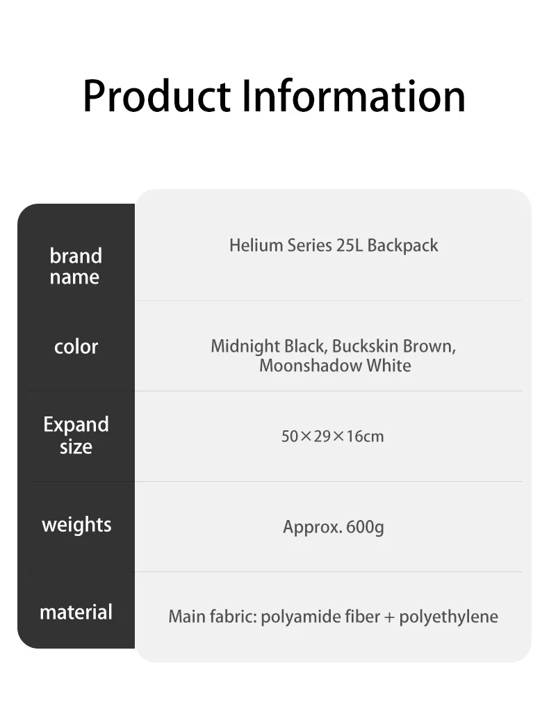 Naturehike New 25L Helium Outdoor Hiking Backpack Sports Bag Large Capacity Camping Travel Waterproof Backpack Rucksack