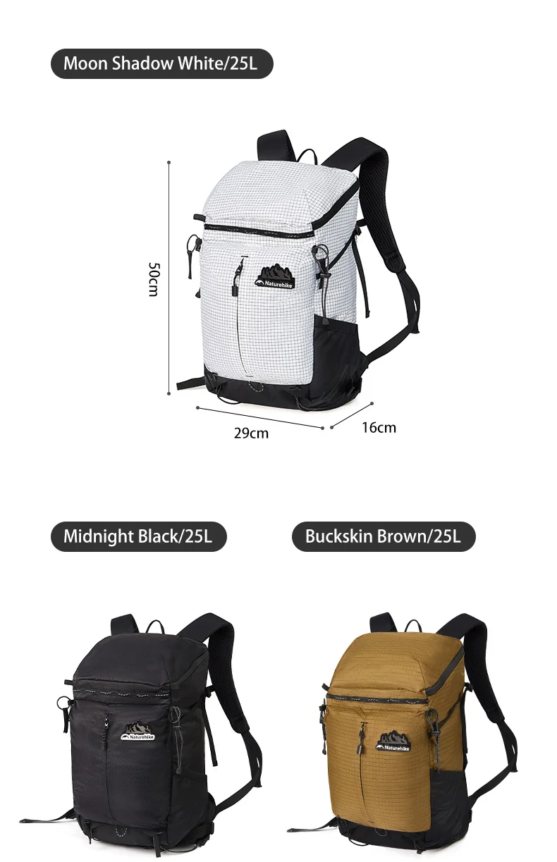 Naturehike New 25L Helium Outdoor Hiking Backpack Sports Bag Large Capacity Camping Travel Waterproof Backpack Rucksack