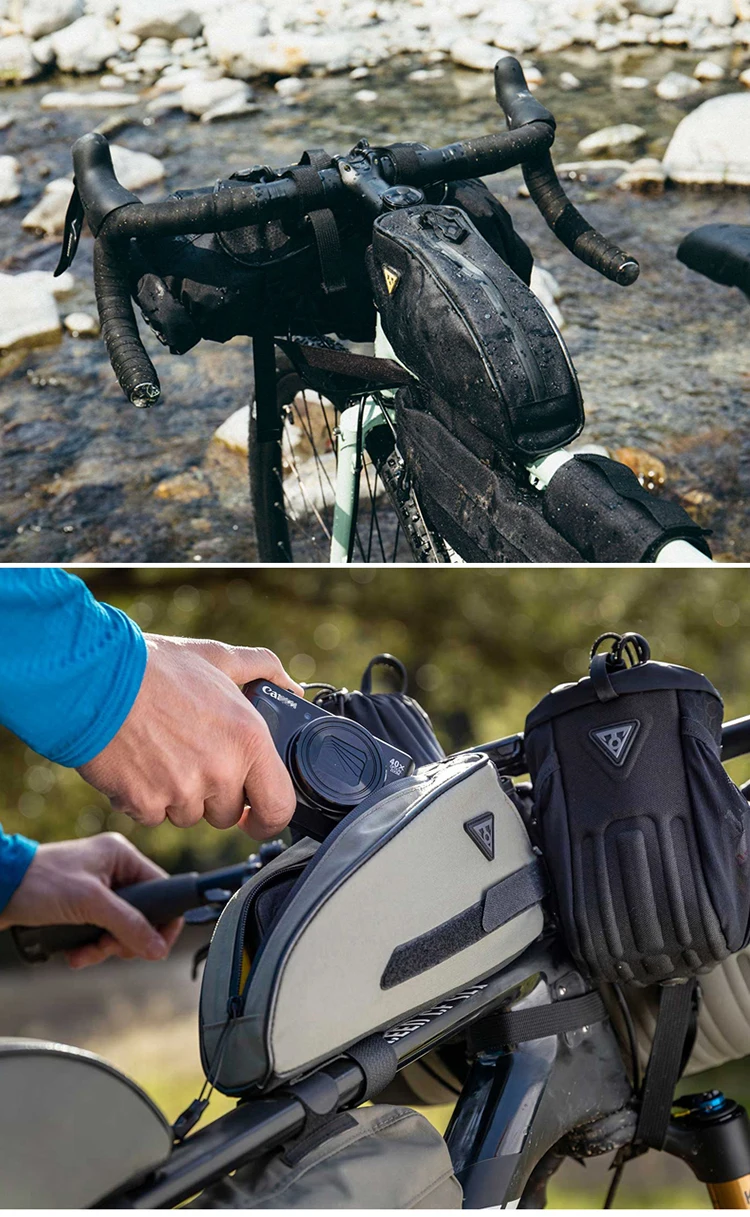 TOPEAK Bicycle Waterproof Bag MTB Bike Top Tube/Handlebar/Saddle Rear Bag Cycling Head /Top / Beam /Tail Pack Adventure Series