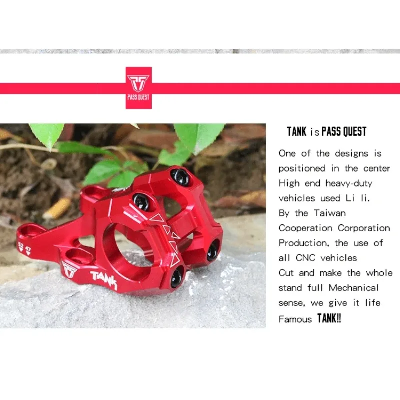 PASS QUEST TANK Stem 31.8mm 35mm Mountain Road Bike Stem Bike Bicycle Stem MTB Parts Aluminum Alloy DH ENDURO FR