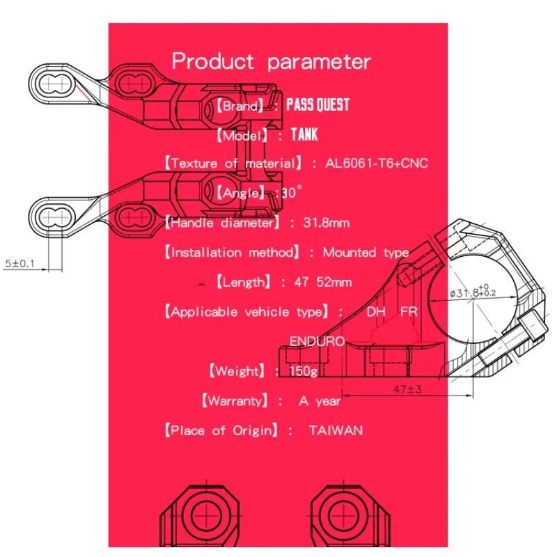 PASS QUEST TANK Stem 31.8mm 35mm Mountain Road Bike Stem Bike Bicycle Stem MTB Parts Aluminum Alloy DH ENDURO FR