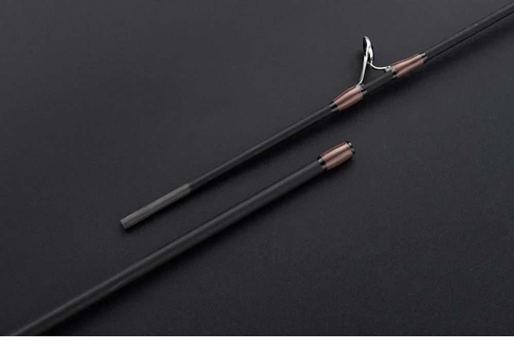 UL,Ultralight Carp Trout Bass Fishing Rod,Solid Carbon Fiber Rod Tips,Spinning,Casting,Stream Lake Lure Fishing Rods,2 Sections