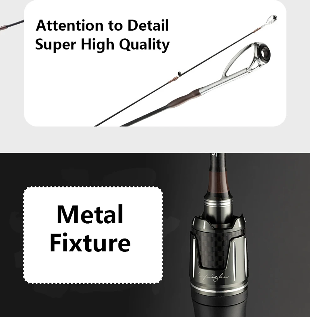 UL,Ultralight Carp Trout Bass Fishing Rod,Solid Carbon Fiber Rod Tips,Spinning,Casting,Stream Lake Lure Fishing Rods,2 Sections