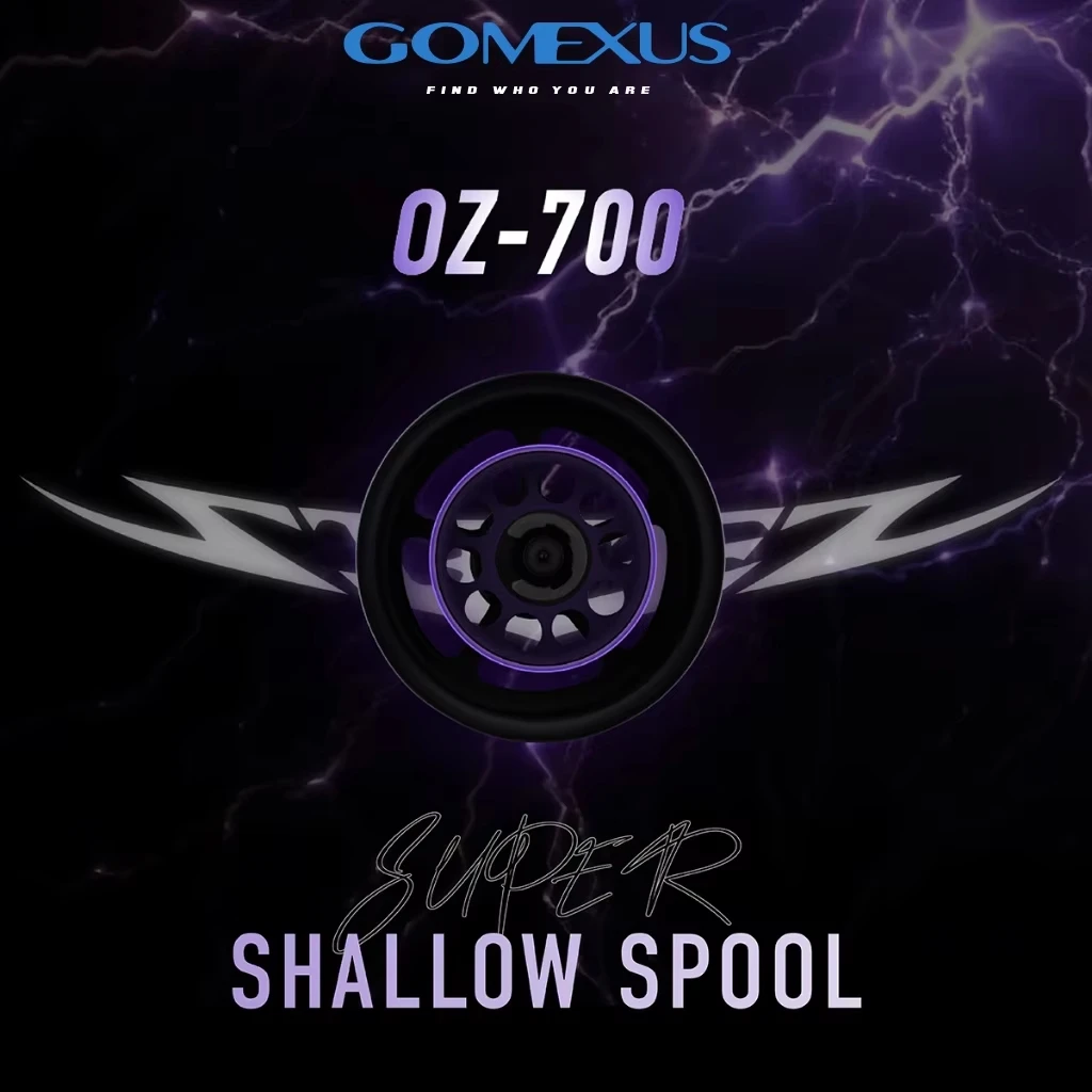 Gomexus-Shallow Spool for Daiwa Steez CT SV Baitcasting Fishing Reel Spool Line Aluminum Alloy Rolling Cup Spare Tackle