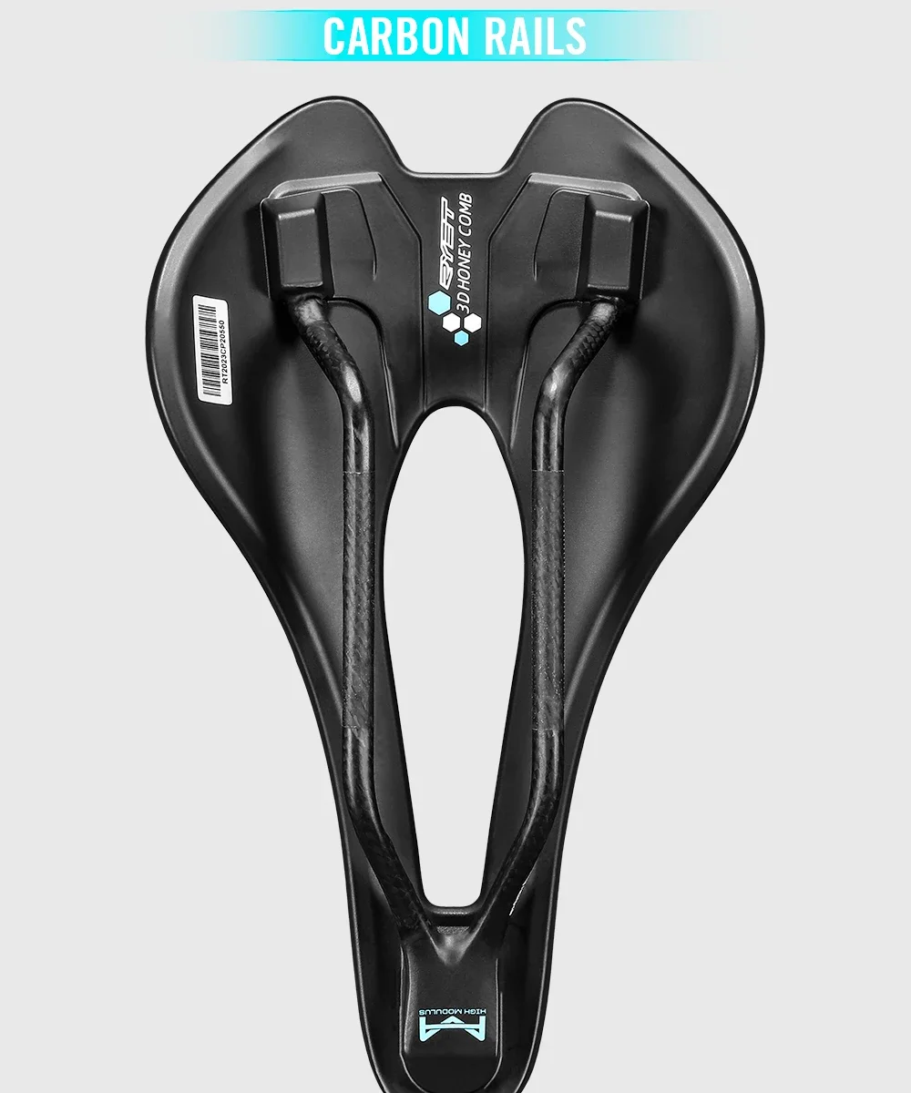 RYET Carbon 3D Printed Bicycle Saddle EVA saddle Super Light Bike Seating Cushion for MTB Gravel Road Bike Seat Cycling parts
