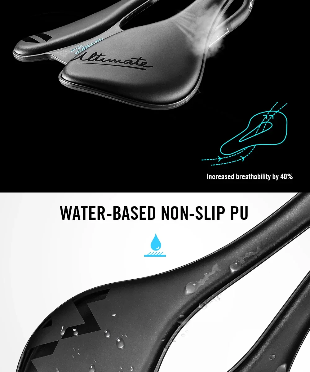 RYET Carbon 3D Printed Bicycle Saddle EVA saddle Super Light Bike Seating Cushion for MTB Gravel Road Bike Seat Cycling parts