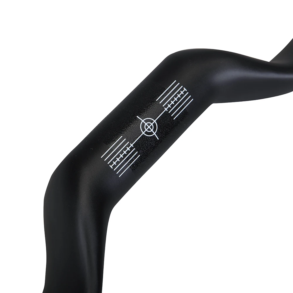 2024 Gravel Handle 14° Carbon Bicycle Handlebar Aero Handlebar Drop Lift Road Bike Handlebar Internal Cable Fixed Tooth Track