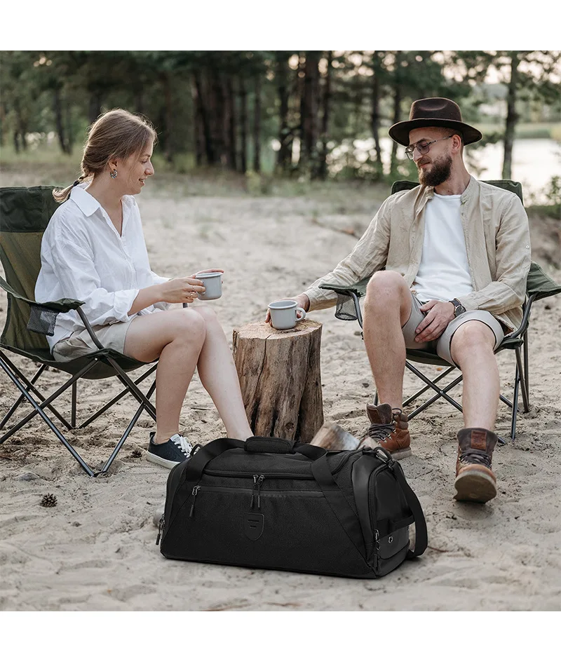 40L Sport Fitness Bag Dry Wet Separation Gym Bags for Men Women Outdoor Hiking Camping Travelling Yoga Fitness Bags