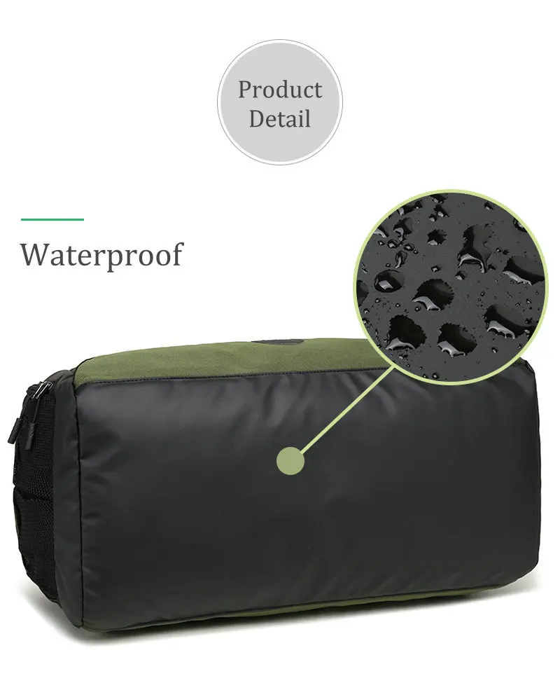 40L Sport Fitness Bag Dry Wet Separation Gym Bags for Men Women Outdoor Hiking Camping Travelling Yoga Fitness Bags