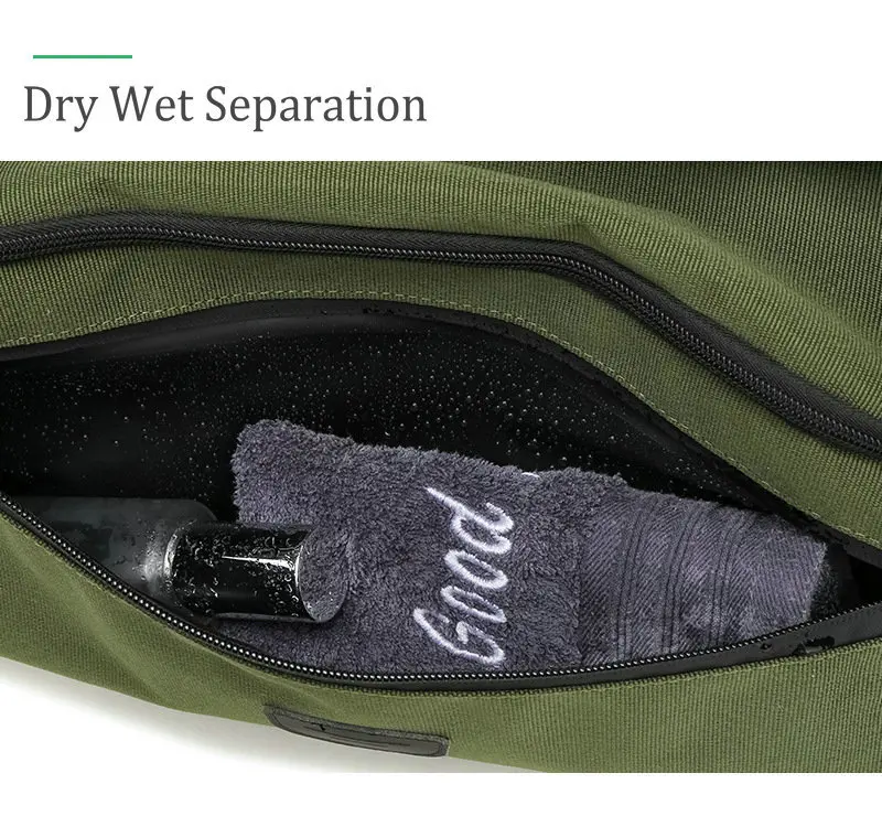 40L Sport Fitness Bag Dry Wet Separation Gym Bags for Men Women Outdoor Hiking Camping Travelling Yoga Fitness Bags