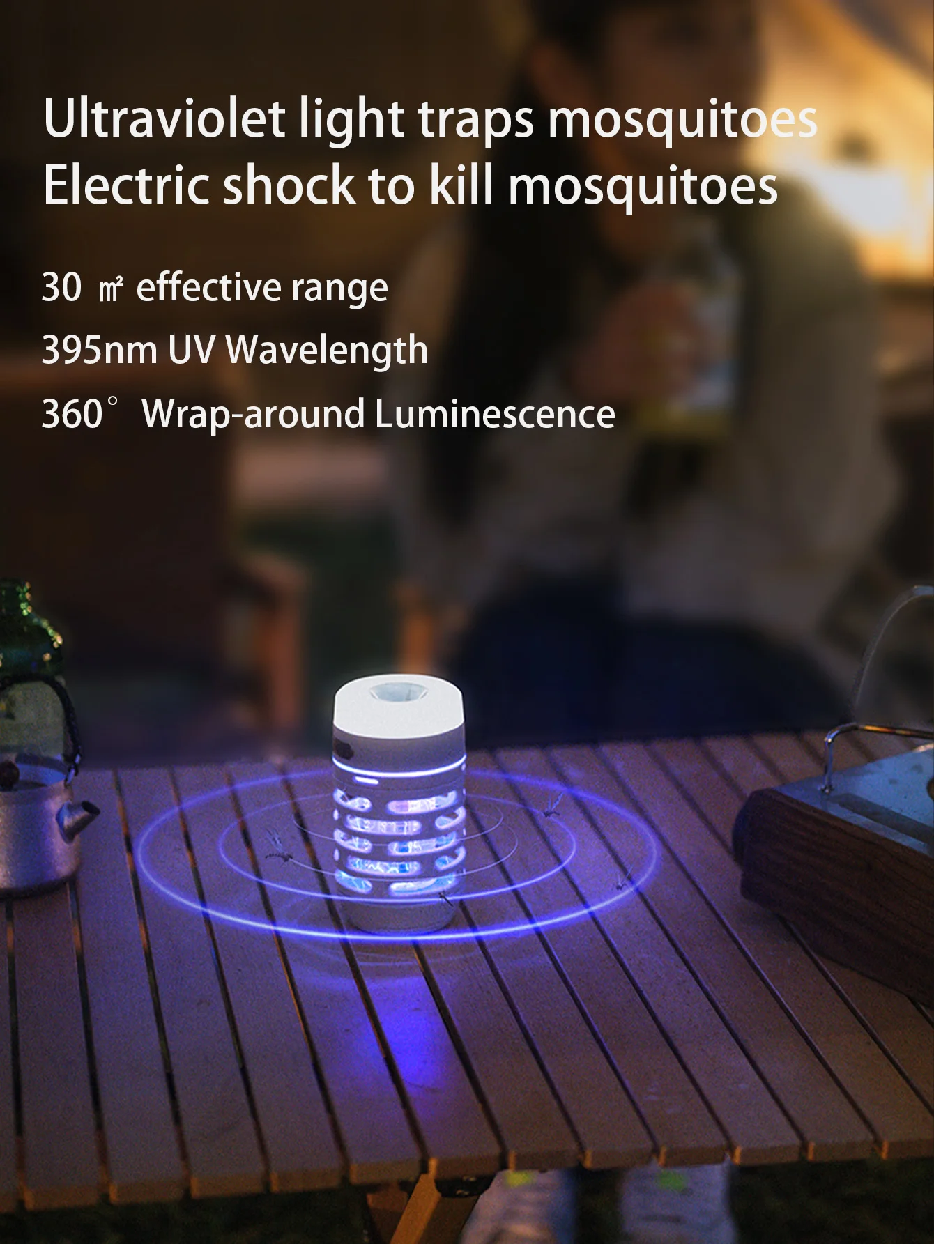Naturehike Camping Electric Mosquito Killer Light Outdoor Hiking Mosquito Zapper Night Fishing Floodlight Portable Mosquito Lamp