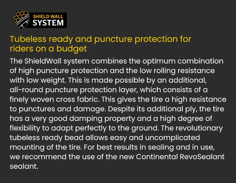 Continental MTB Tires Cross King 27.5/29 Inch Tubeless Ready PureGrip Cross-Country ShieldWall System Anti Puncture Bicycle Tire