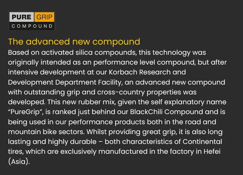 Continental MTB Tires Cross King 27.5/29 Inch Tubeless Ready PureGrip Cross-Country ShieldWall System Anti Puncture Bicycle Tire