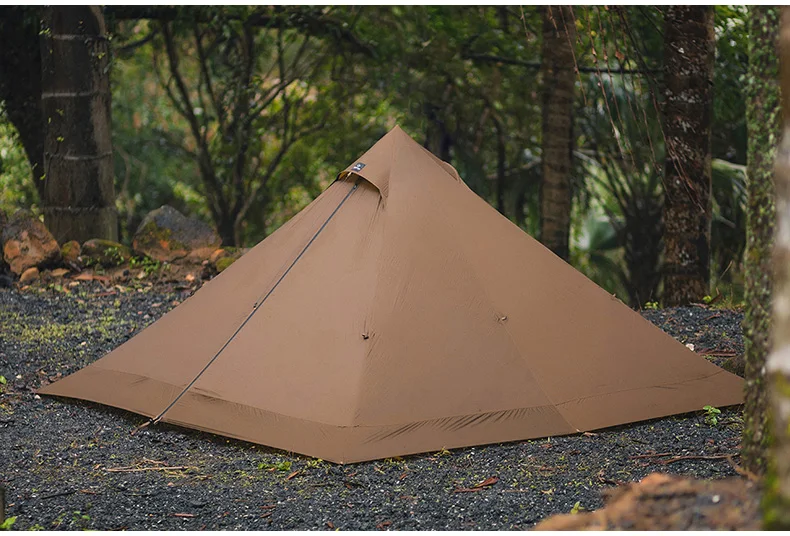 Thous Winds Capricorns 2 Person Tent, Ultralight Hiking Backpack Tent, Camping Pyramid Tent, Outdoor 15D Ripstop Nylon Camp Tent