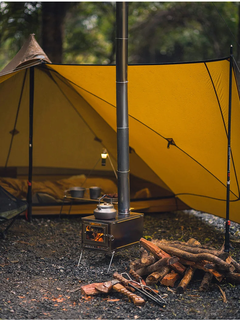 Thous Winds Capricorns 2 Person Tent, Ultralight Hiking Backpack Tent, Camping Pyramid Tent, Outdoor 15D Ripstop Nylon Camp Tent