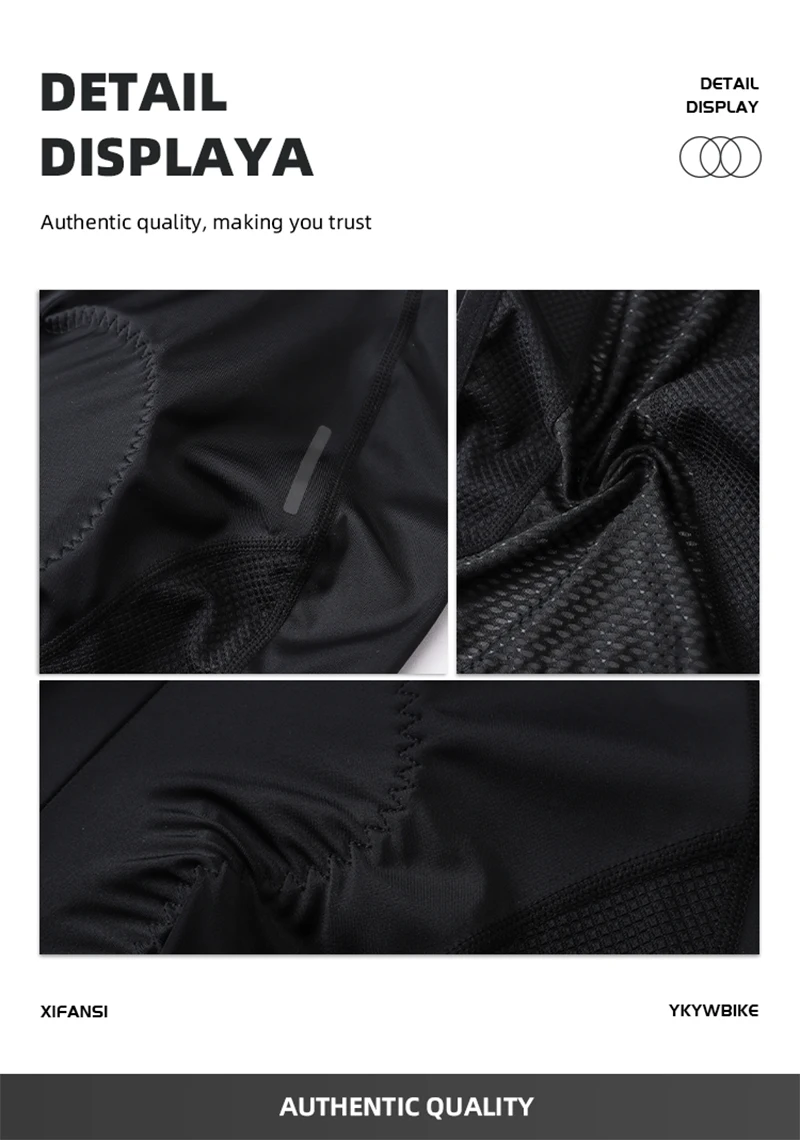 Ykywbike Men's Cycling Bib Shorts 3/4 Men 6 Hours Ride Padded Shorts Pro Road Bicycle Tights Pants Mtb Bib Bike Short