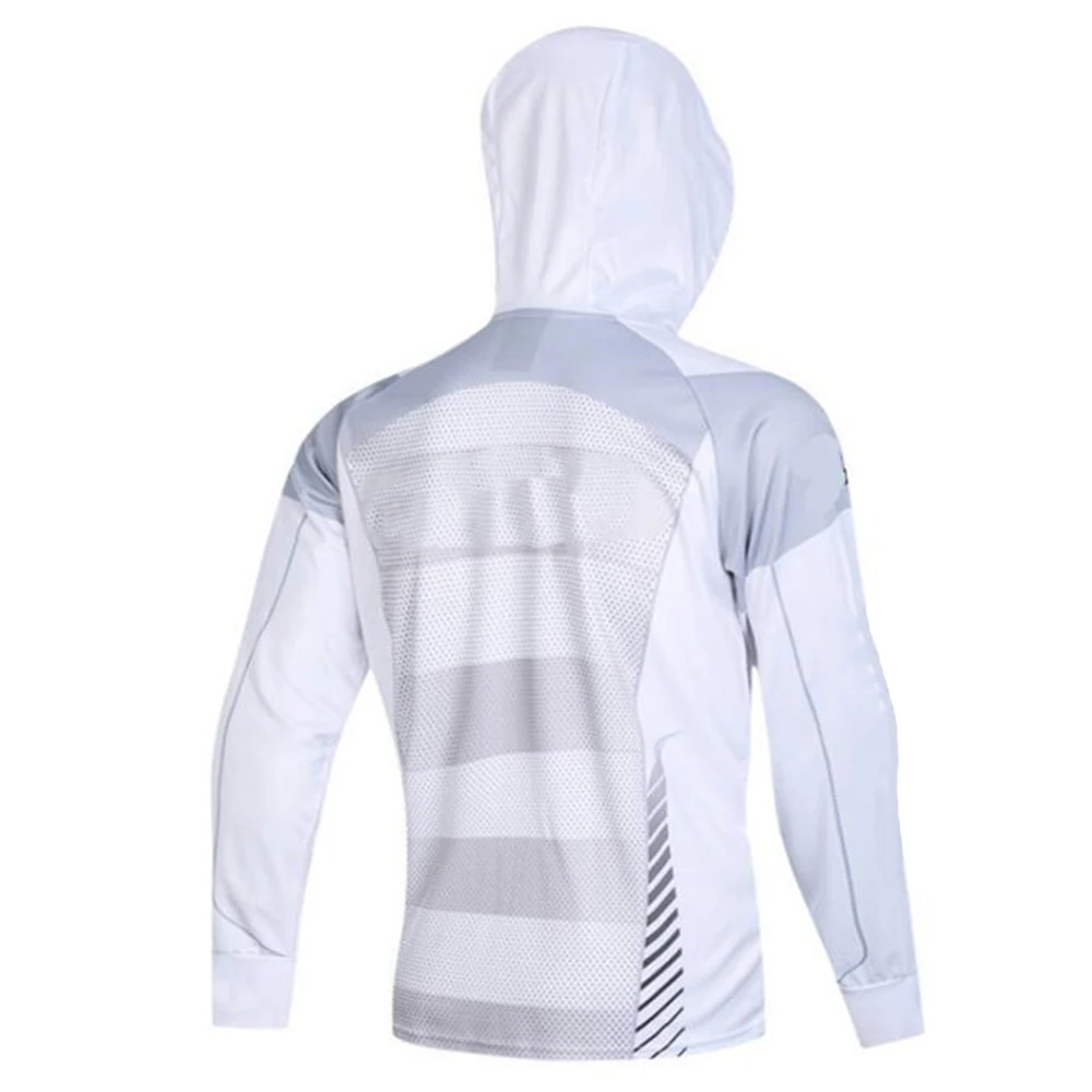Fishing Hoodie Anti-UV Sunscreen Sun Protection Clothes Fishing Shirt Breathable Quick Dry Fishing Jersey