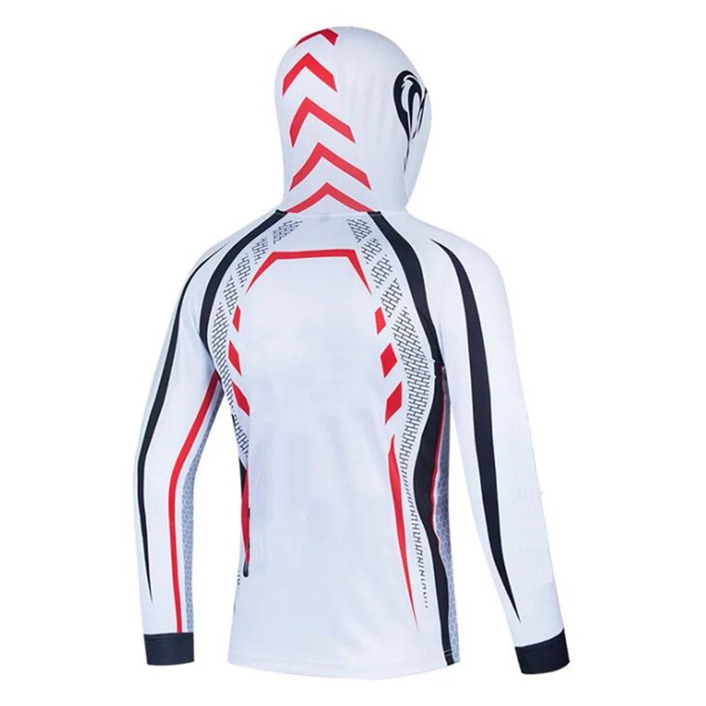 Fishing Hoodie Anti-UV Sunscreen Sun Protection Clothes Fishing Shirt Breathable Quick Dry Fishing Jersey