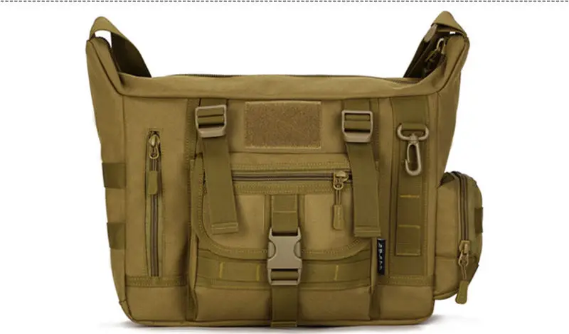14 Inch Laptop Shoulder Bag Men Sports Bags Man Military Tactical Single Backpack Men's A4 Document Molle Messenger Shoulder Bag
