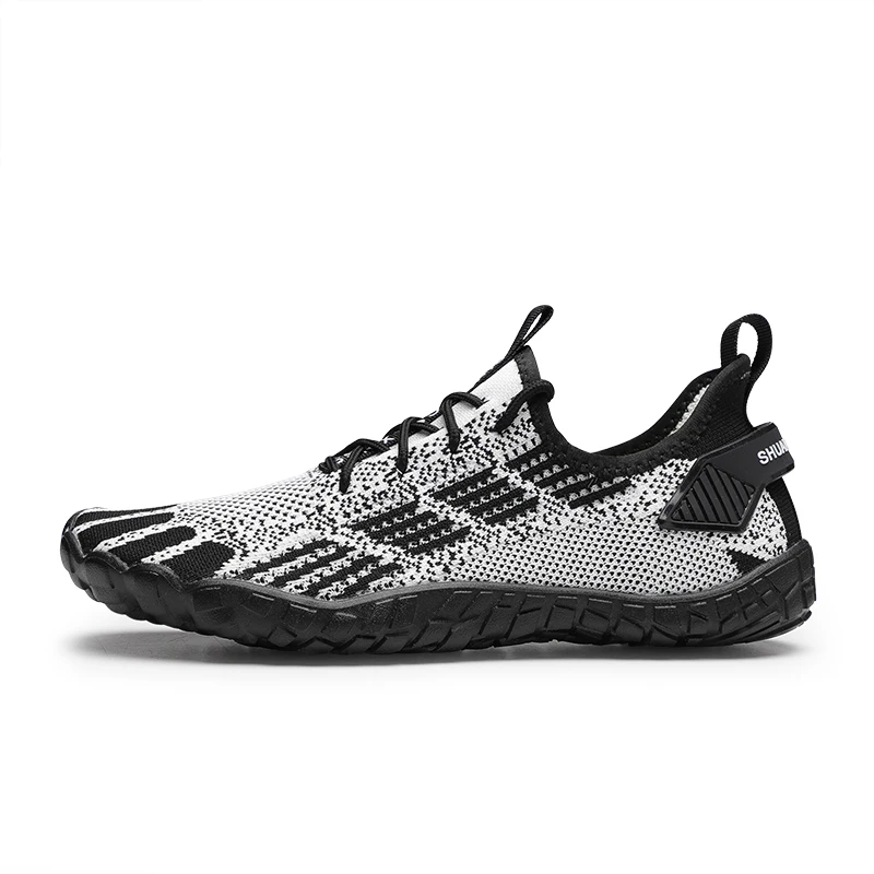 Water Shoes for Men Barefoot Beach Shoes Breathable Sport Shoes Quick Dry River Whtie Sea Aqua Sneakers Soft Beach Sneakers