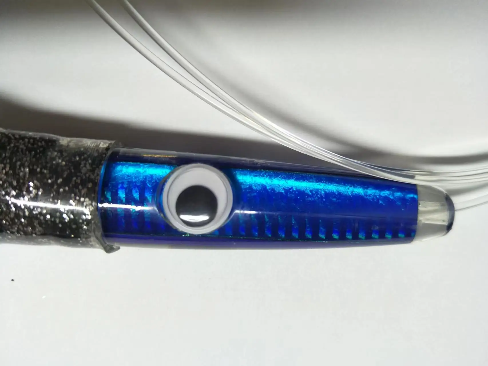 Drag Fishing Resin Fish, Stainless Steel, No.8 Hook, 5 Pack, 140g,2 m Long, pulling Force 350 lbs, tuna, Swordfish