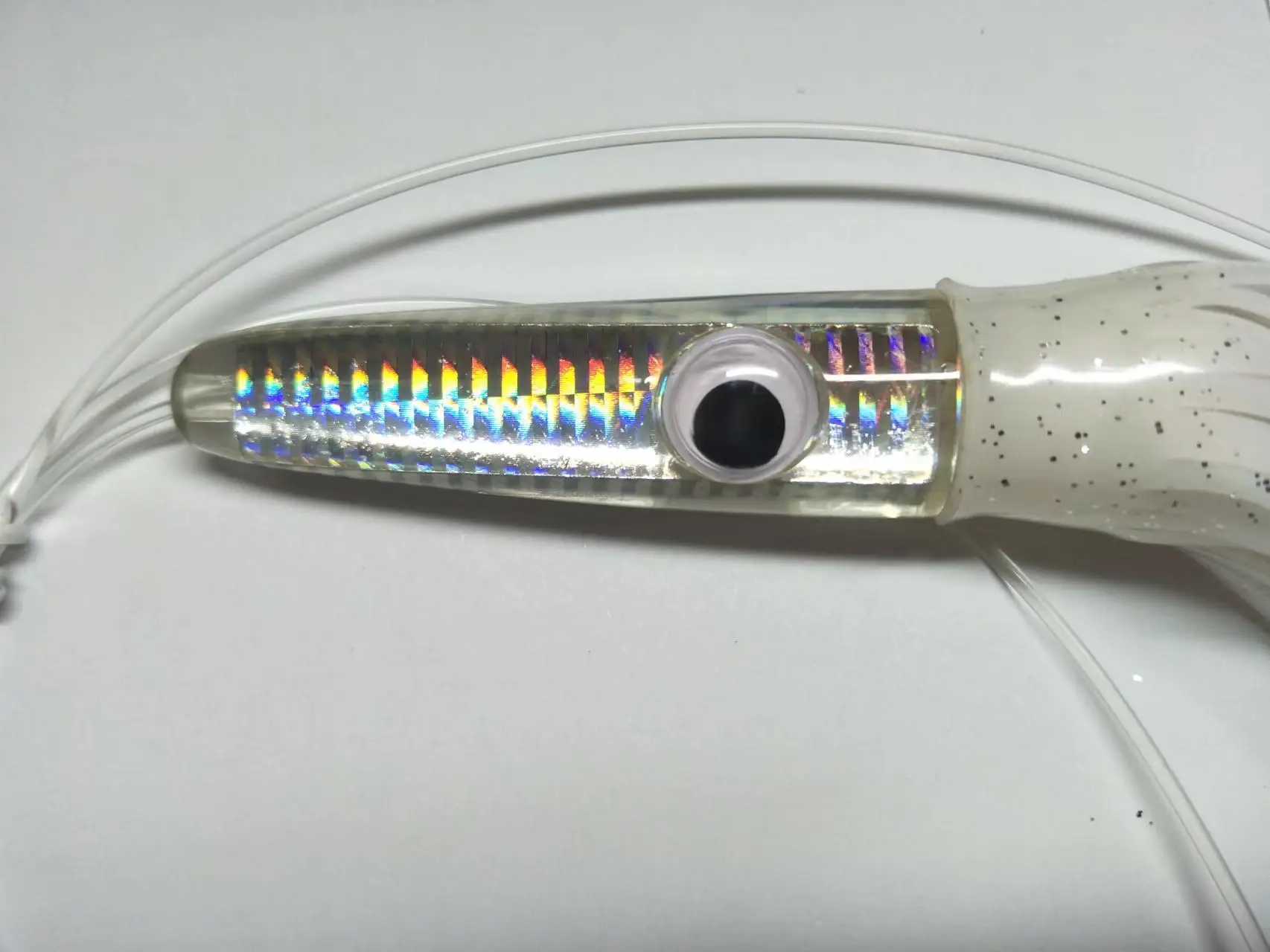 Drag Fishing Resin Fish, Stainless Steel, No.8 Hook, 5 Pack, 140g,2 m Long, pulling Force 350 lbs, tuna, Swordfish