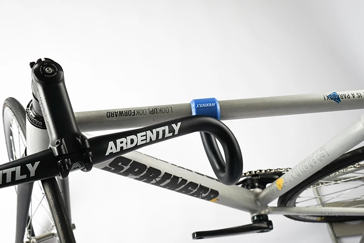Ardently Aluminium Bicycle TT Bar Bicycle Bullhorn Handlebar Fixed Gear Bike Drop Bar 31.8mm *380/400mm Cycling Flared Bent Bars