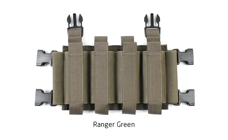 Pew Tactical 4xSMG Mag Placard LV119 MK3 MK4 JPC2.0 Chest Rig Airsoft FP01