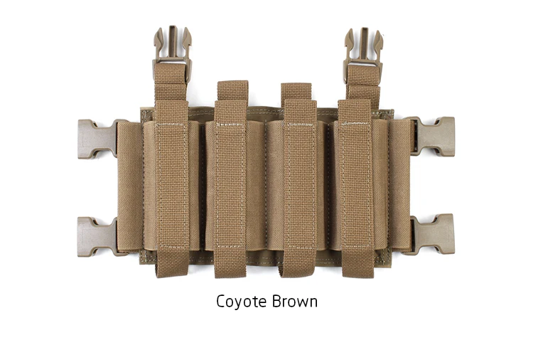 Pew Tactical 4xSMG Mag Placard LV119 MK3 MK4 JPC2.0 Chest Rig Airsoft FP01