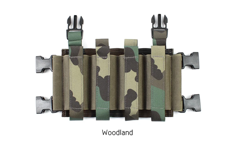 Pew Tactical 4xSMG Mag Placard LV119 MK3 MK4 JPC2.0 Chest Rig Airsoft FP01