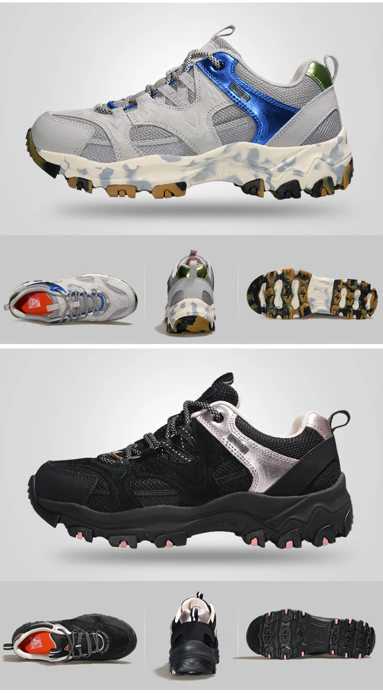 HUMTTO Women Hiking Shoes Spring Outdoor Sports Climbing Shoes Walking Shoes Warm Men Trekking Sneakers Ankle Boots Breathable