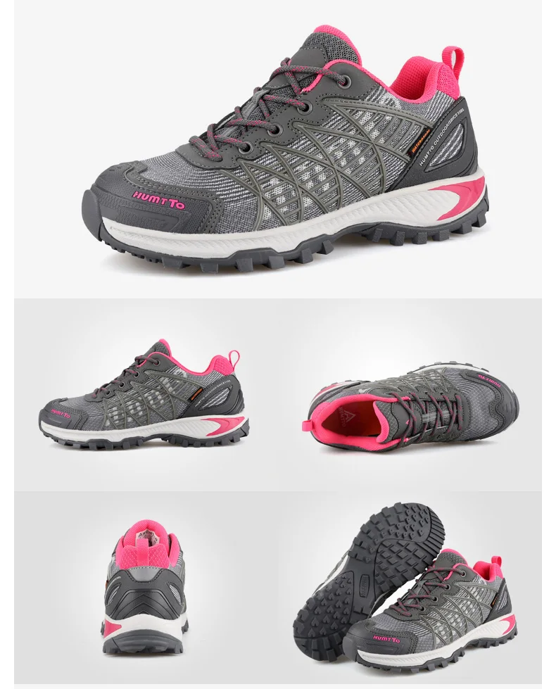 HUMTTO Women Hiking Shoes Spring Outdoor Sports Climbing Shoes Walking Shoes Warm Men Trekking Sneakers Ankle Boots Breathable