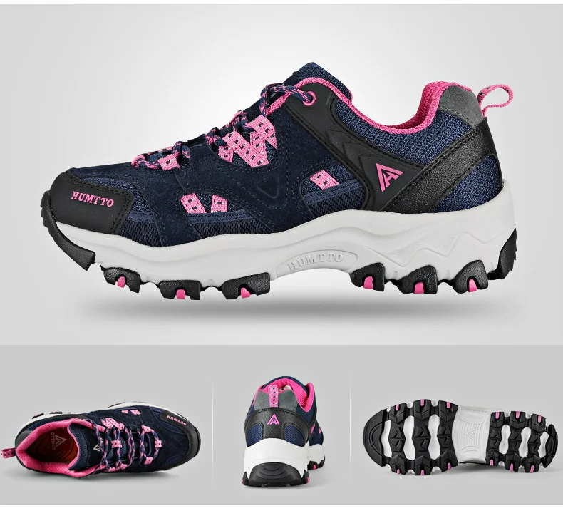 HUMTTO Women Hiking Shoes Spring Outdoor Sports Climbing Shoes Walking Shoes Warm Men Trekking Sneakers Ankle Boots Breathable