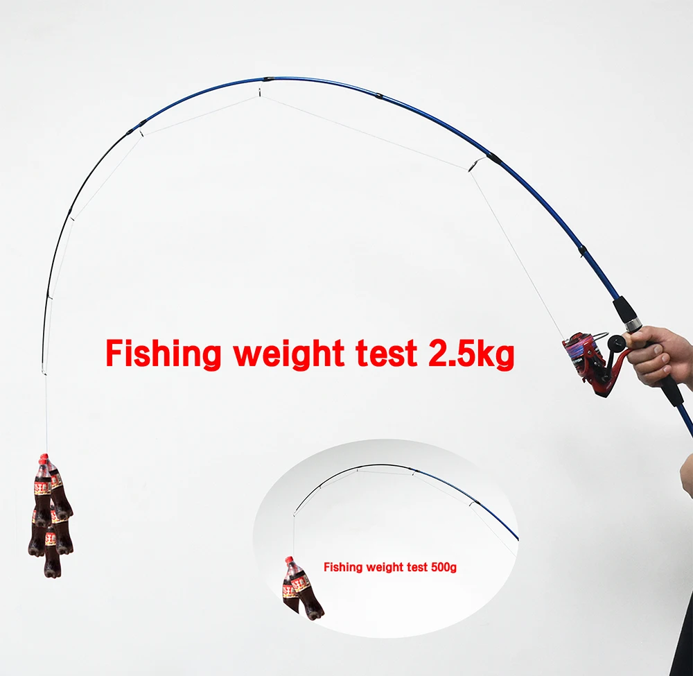 BIUTIFU Baitcasting Spinning Mini Fishing Rod 4/5 Section 1.8/2.1mTravel Carbon Casting Weight 5-20g Fast Ultralight Lure Pole