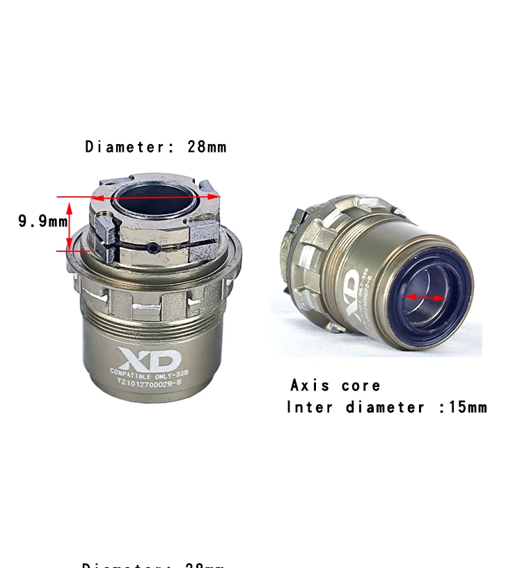 NOVATEC-Aluminum Alloy Cassette Body, Rear Hub Freehub Wheel, XD, XDR, AL7075, 4 Pairs, 11, 12Speed, D792SB, D772SB, D412SB