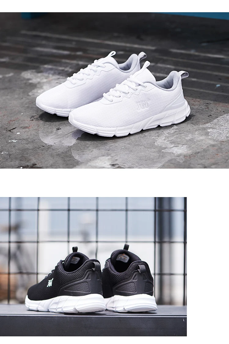 361 Degrees Women Running Sports Shoes Mesh Breathable Casual Lightweight Cushioning Shock Absorption Sneakers Female 681832280